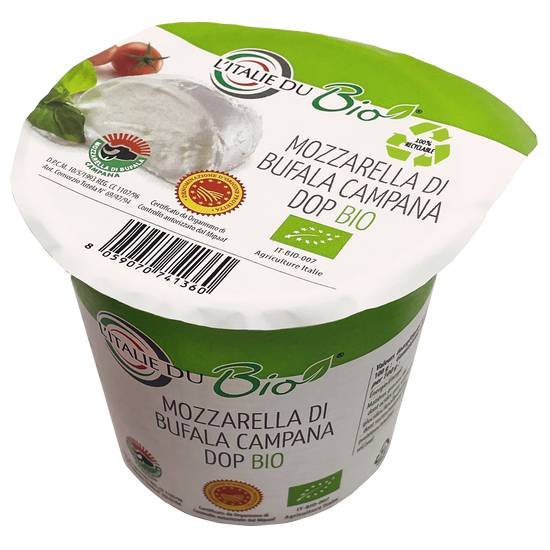 L'italie du Bio - Mozzarella de bufflonne dop campanie bio