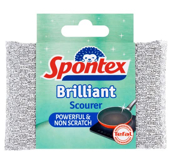 Spontex 13 x 8.5 cm, Brilliant Scourer Pad