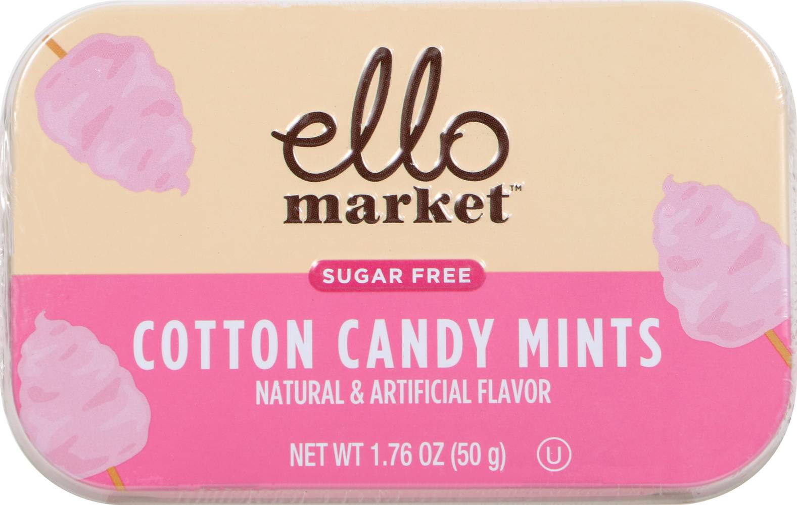 Ello Market Mints - Cotton Candy, 1.76 oz