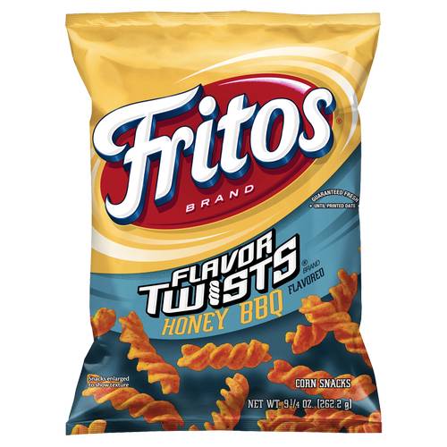 Fritos Flavor Twists Honey BBQ Corn Chips 9.25oz