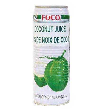 Foco · Foco Coconut Juice - Foco Jus de noix de coco (520 mL - 520ml)