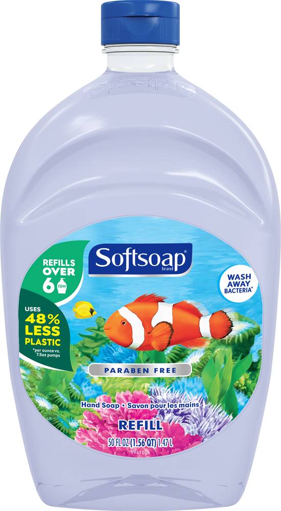 Softsoap Aquarium Paraben Free Hand Soap Refill
