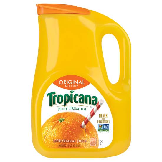 Tropicana Pure Premium No Pulp Original Orange Juice (89 fl oz)