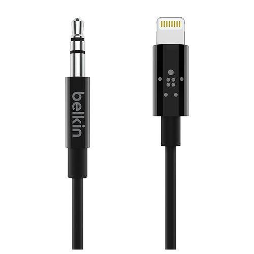 Belkin 3.5 mm Audio Cable With Lightning Connector - 1.0 ea