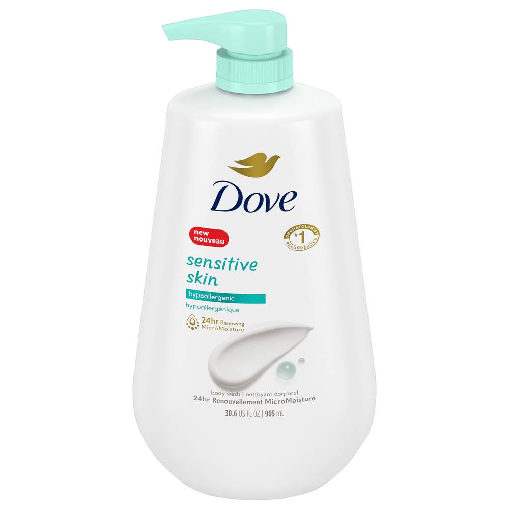 Dove Sensitive Skin Hypoallergenic Body Wash