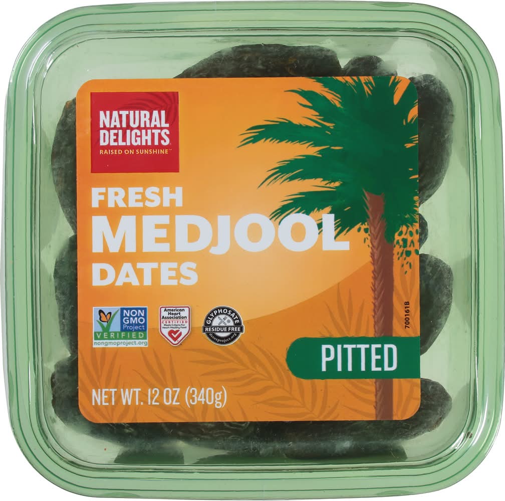 Natural Delights Pitted Fresh Medjool Dates (12 oz)