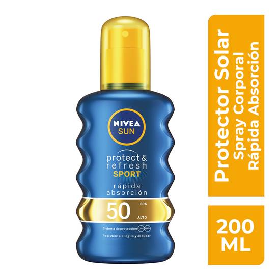 Nivea bloqueador solar sun protect & bronze fps 50 (botella 200 ml)
