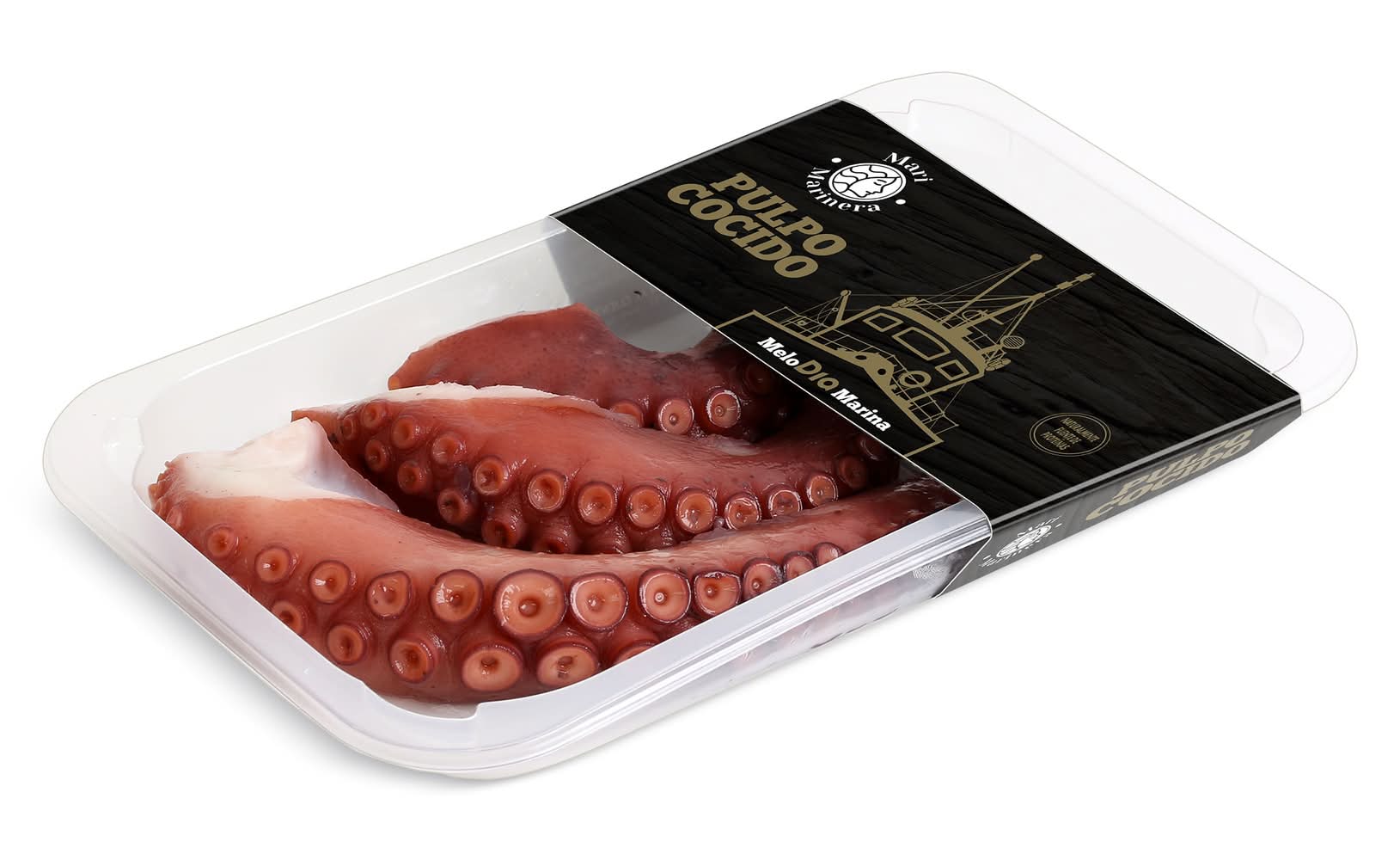 Pata De Pulpo Cocido Mari Marinera De Dia Bandeja 250 G
