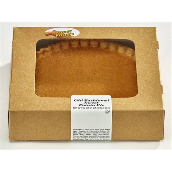 Old Fashion Sweet Potato Pie, 8", 22 Oz.