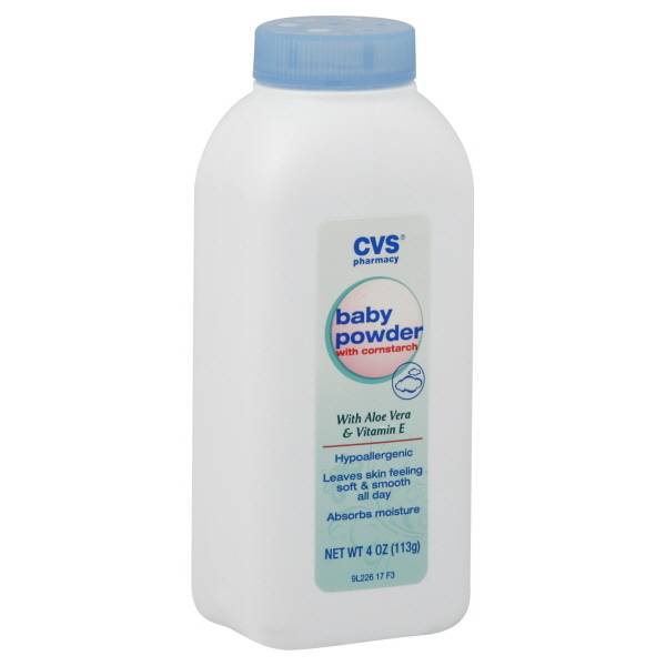 CVS Pharmacy Baby Powder With Aloe Vere & Vitamin E (4 oz)