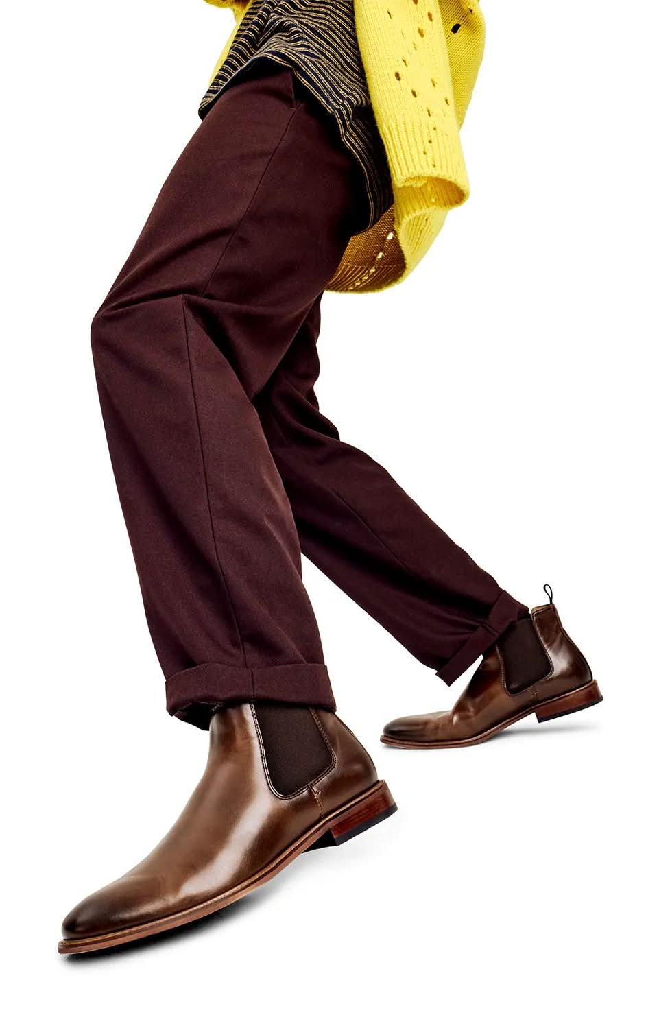 Dark Brown MENS No. 6 Aleder Chelsea Boot Mix No. 6 Aleder Chelsea Boot - Free Shipping | DSW main image 4