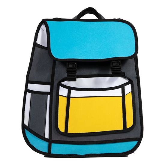 Quales mochila 2d azul (1 pieza)