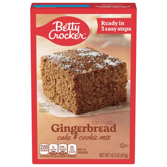 Betty Crocker Gingerbread Cake & Cookie Mix