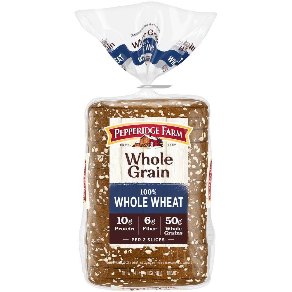 Pepperidge Farm Whole Grain Wheat Bread (24 oz)