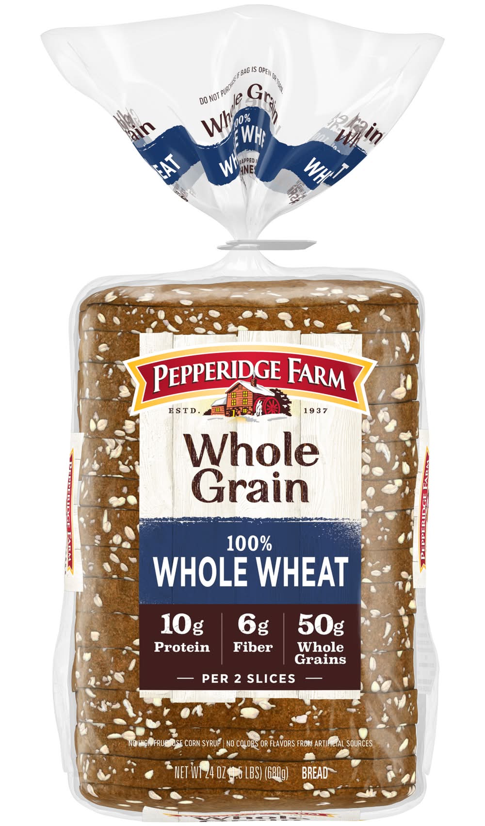 Pepperidge Farm Whole Grain Wheat Bread (24 oz)
