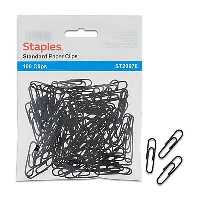 Staples Paper Clips (black)