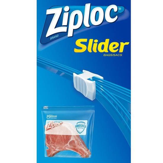 Ziploc grands sacs de congélation, slider (10 un) - slider bags freezer large powerguard (10 units)
