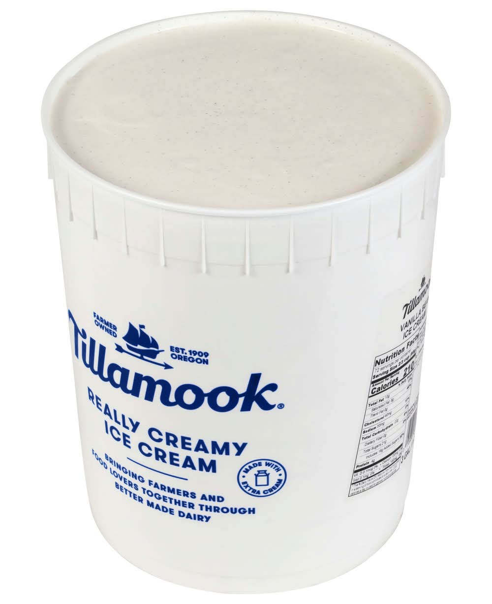Tillamook Vanilla Bean Ice Cream (384 fl oz)