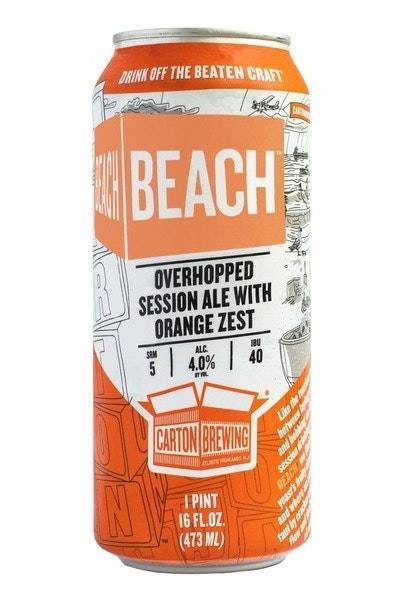 Carton Brewing Beach Session Ale With Orange Zest (4x 16oz cans)