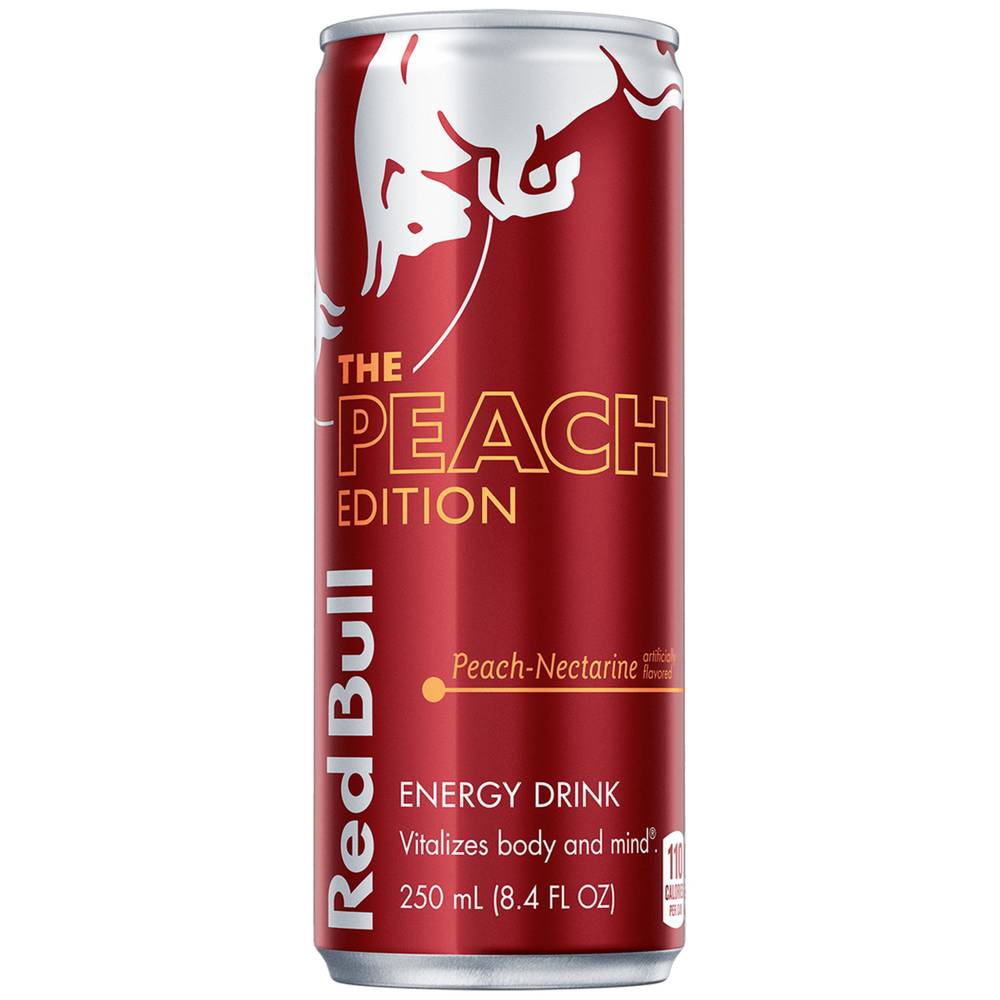 Red Bull Energy Drink, Peach-Nectarine (8.4 fl oz)