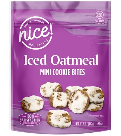 Nice! Iced Oatmeal Mini Cookie Bites (5 oz)