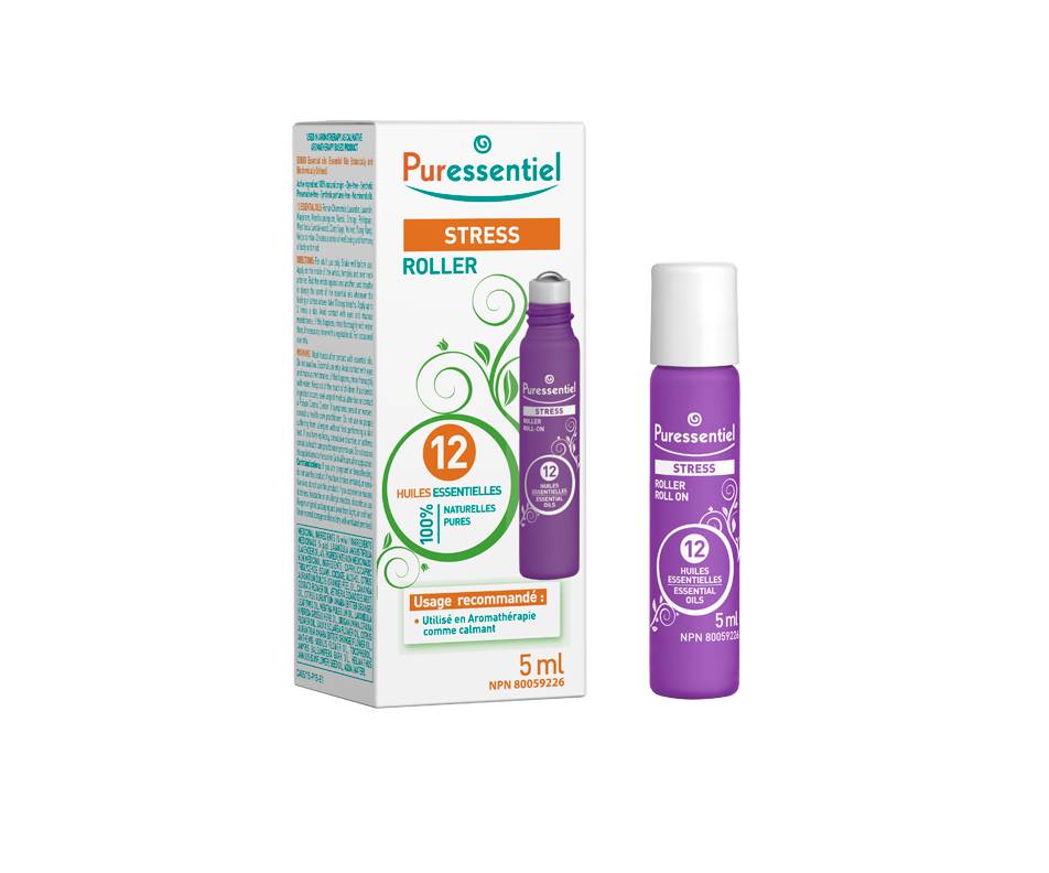 Puressentiel Stress Roll-On With 12 Essential Oils (5 g)