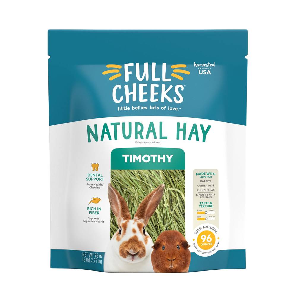 Full Cheeks™ Natural Timothy Hay (Size: 96 Oz)