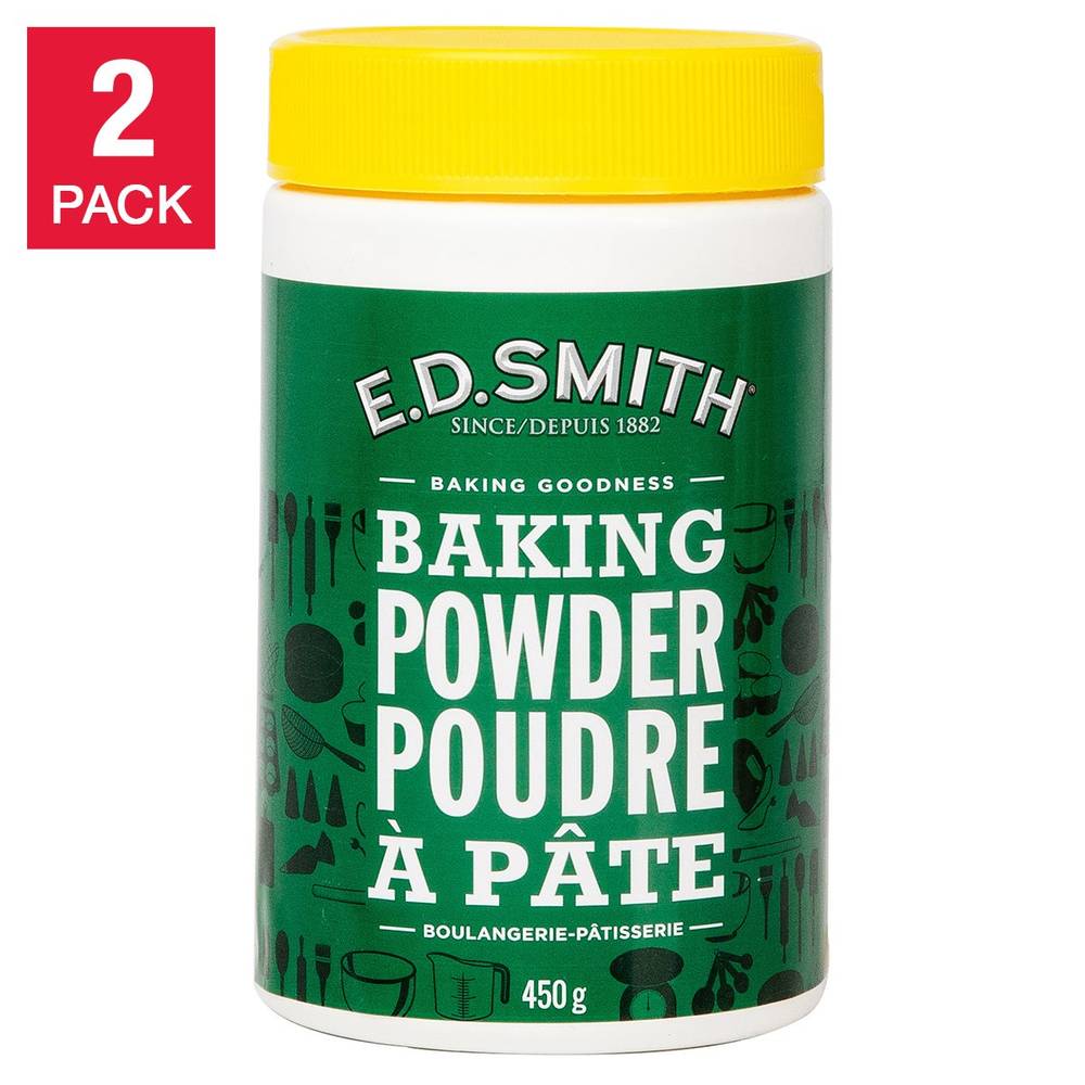 E.D. Smith Baking Powder 450 G, 2-Pack