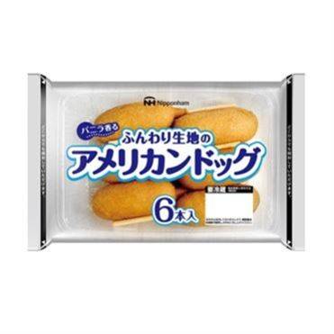 日本ハム ふんわり生地のアメリカンドッグ 6本