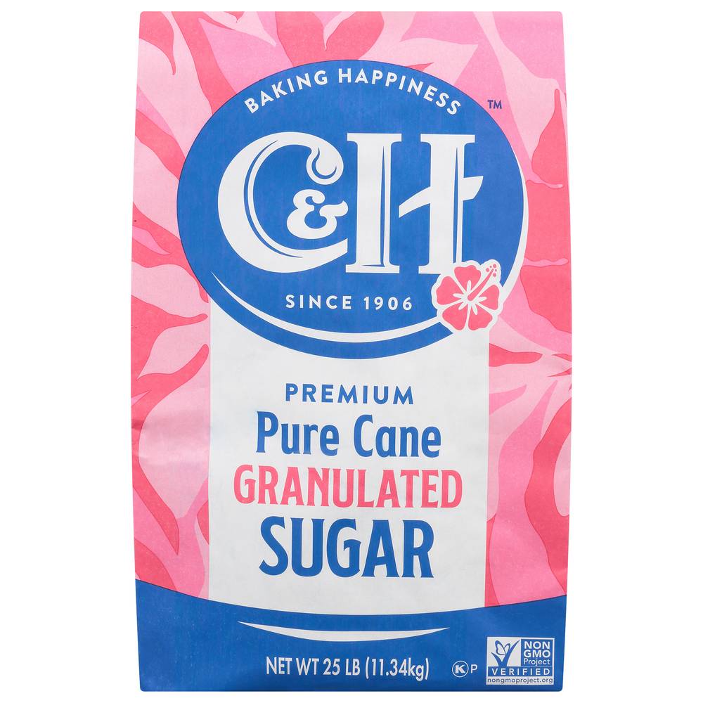 C&H Pure Cane Granulated Sugar (25.01 lbs)