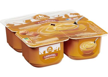 Carrefour Classic' - Dessert au caramel (4 pièces)