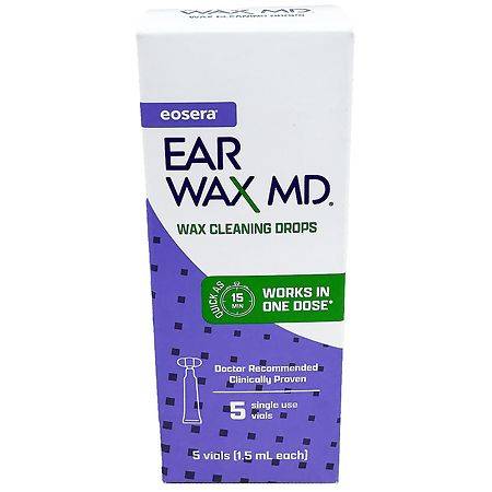 eosera Single Use Ear Wax Md Cleaning Drops (1.5 ml)