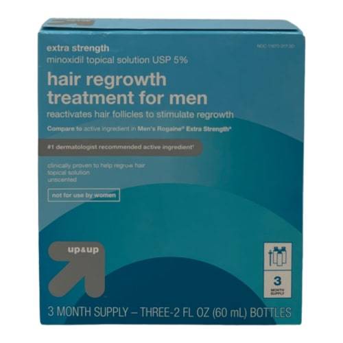 up&up Hair Regrowth Treatment For Men (2 fl oz, 3 ct)