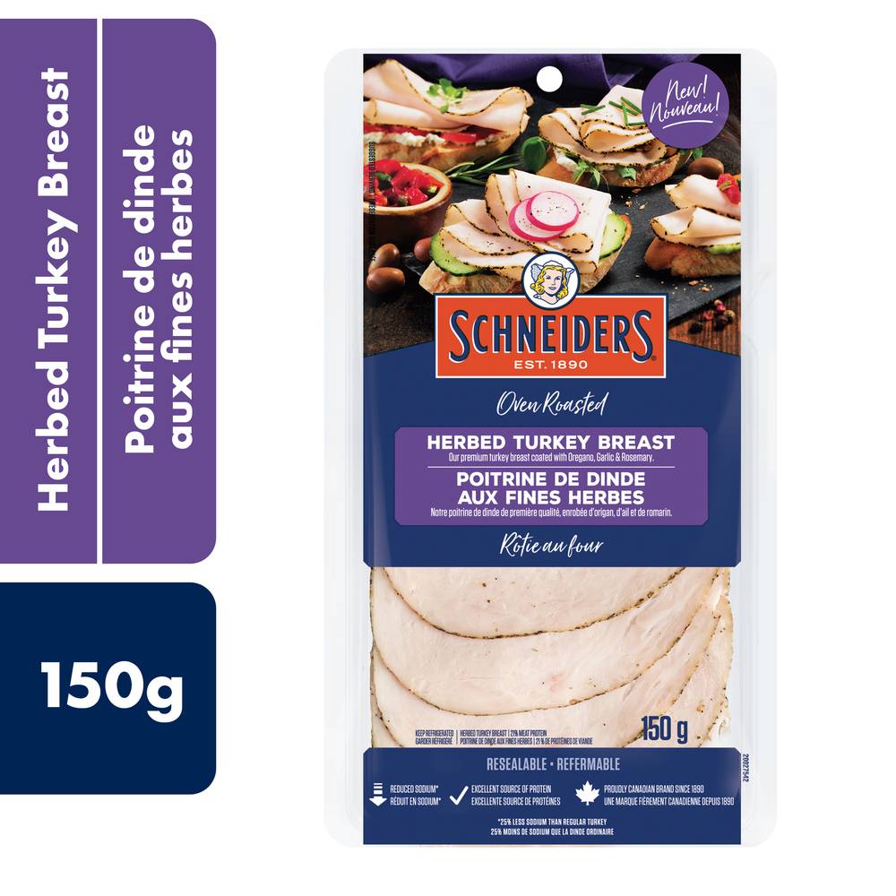 Schneiders Herbed Turkey Breast, Oven Roasted (150 g)