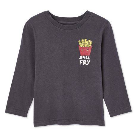 George Toddler Boys' Long Sleeve Tee (Color: Black, Size: 2T)