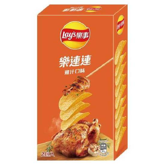 樂事樂連連雞汁味洋芋片經濟包 <166g克 x 1 x 1BoX盒>