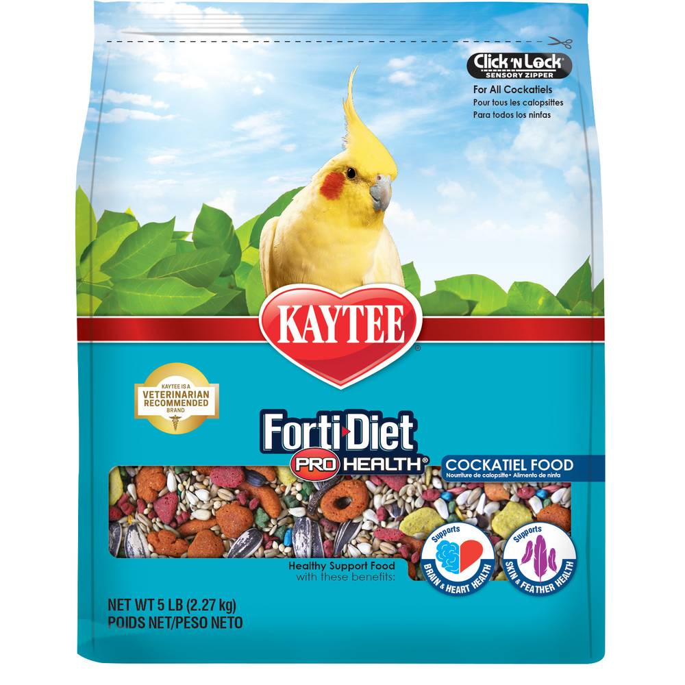 Kaytee Forti-Diet Pro Health Cockatiel Food (5 lbs)