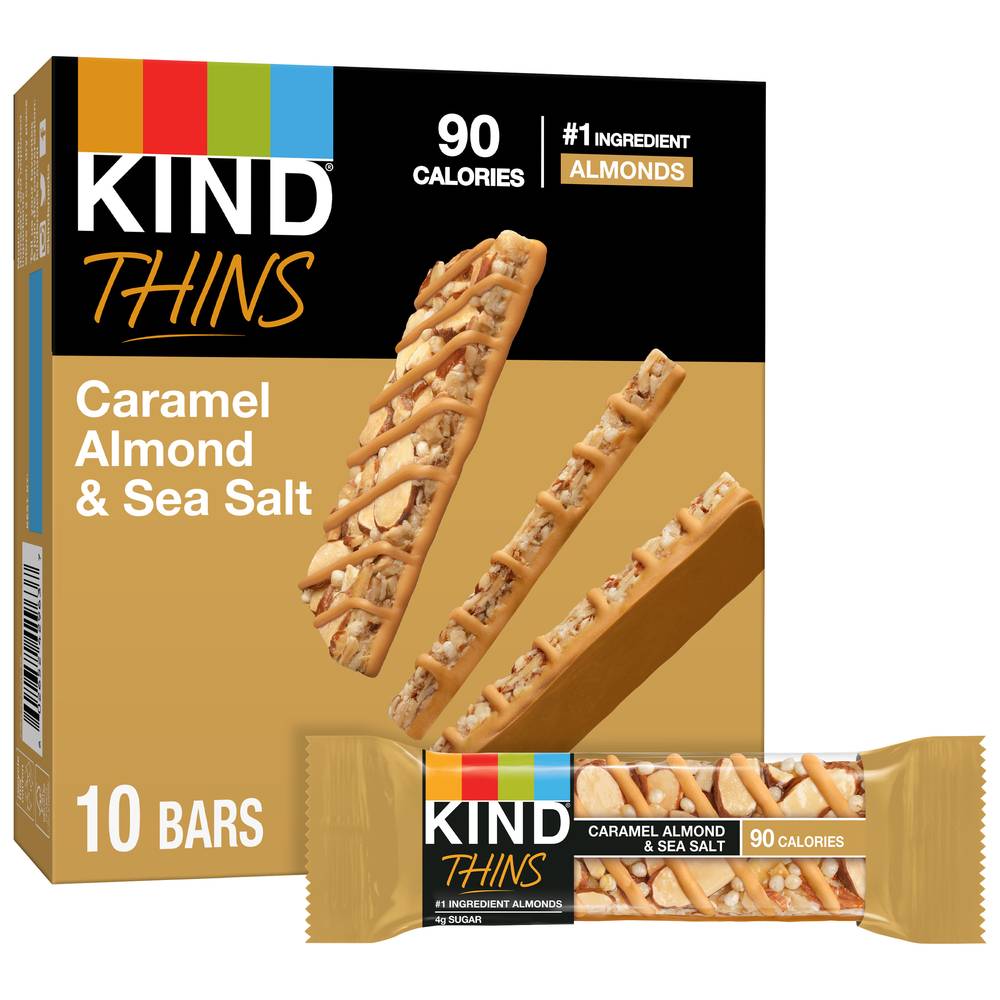 KIND Thins Caramel Almond & Sea Salt Bars (7.4 oz)