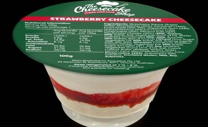 Red Rooster Strawberry Cheesecake