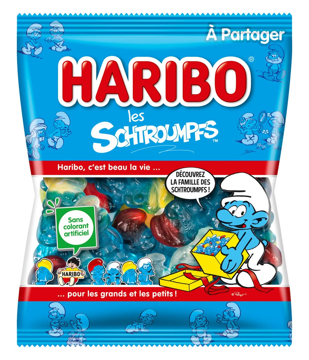 Haribo - Les schtroumpfs bonbons (200g)