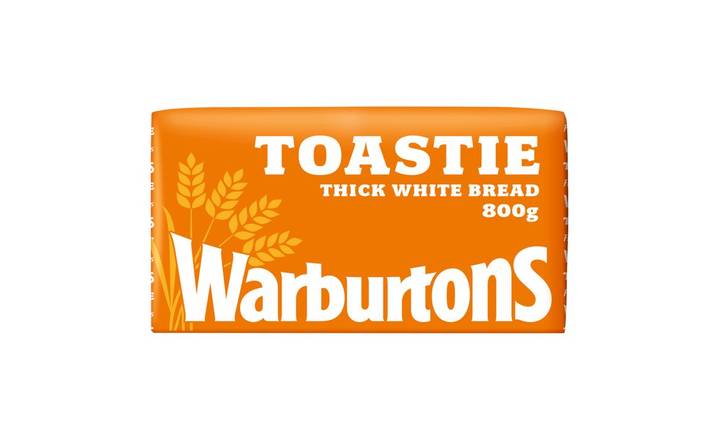 Warburtons White Toastie 800g Bread Loaf (850050)