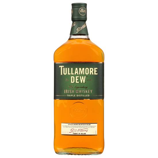 Tullamore Dew the Legendary Triple Distilled Irish Whiskey (1 L)