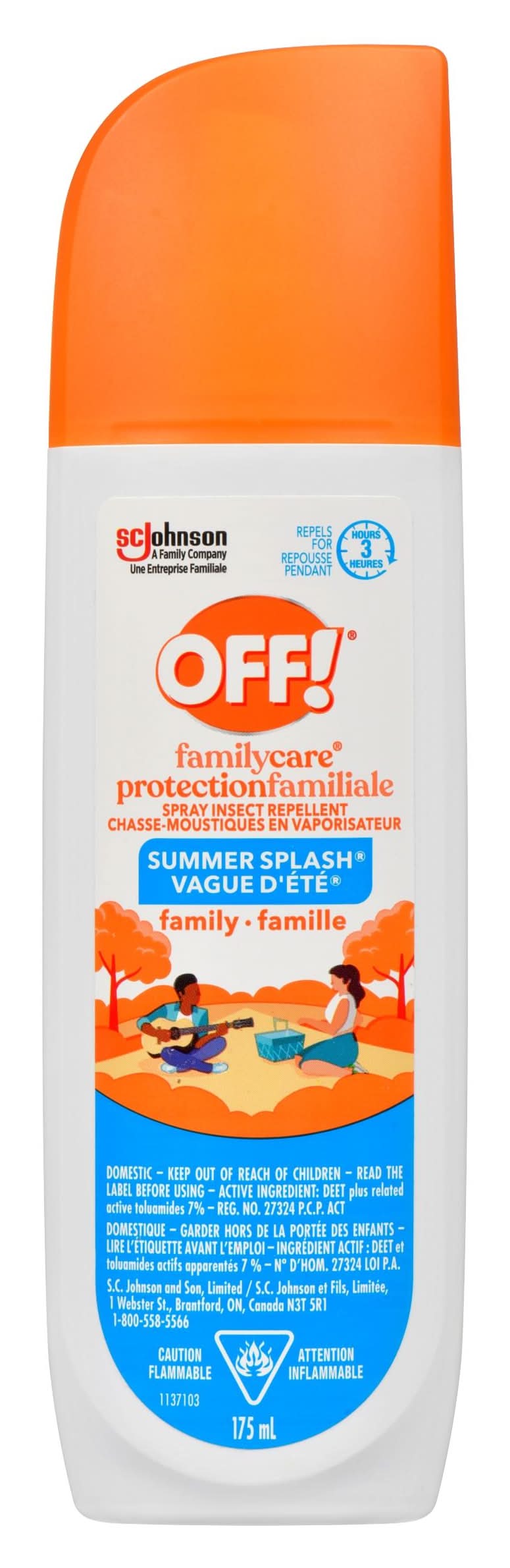 OFF! Family Care Insect Repellent Pump Spray (175 ml)