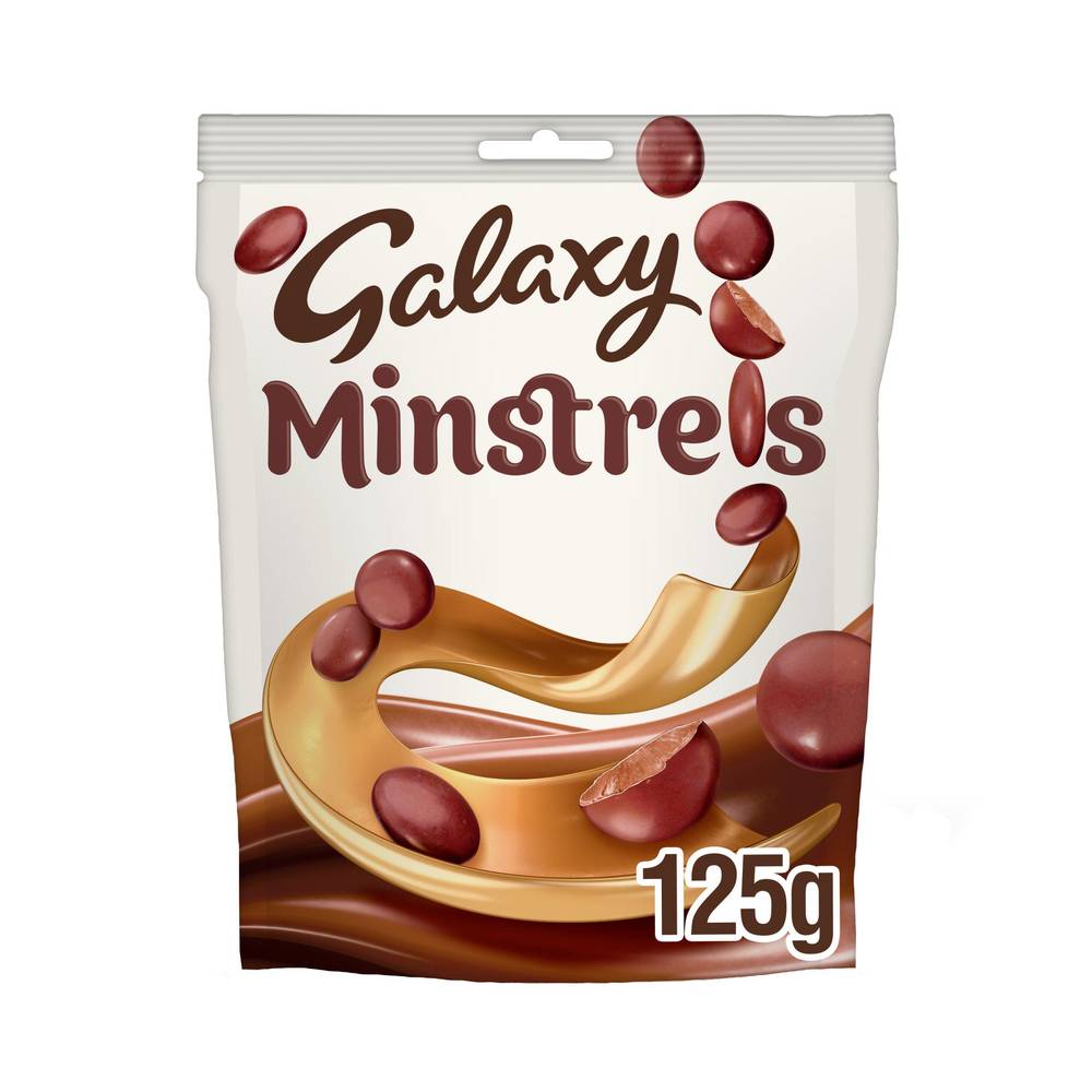 Galaxy Minstrels Milk Chocolate Buttons Pouch Bag 125g