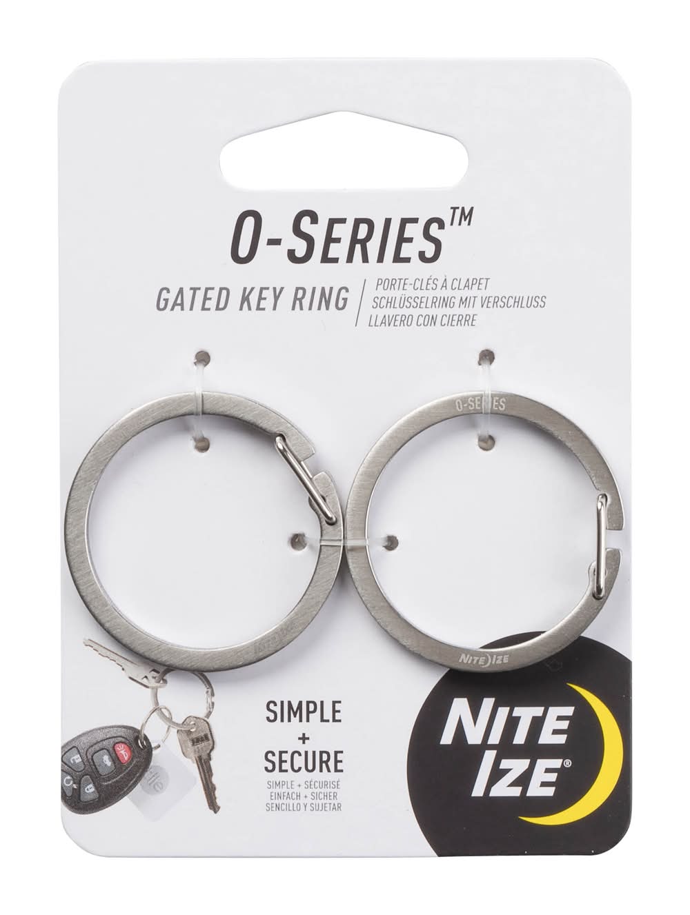 Nite Ize 2 -Pack Stainless Keychain