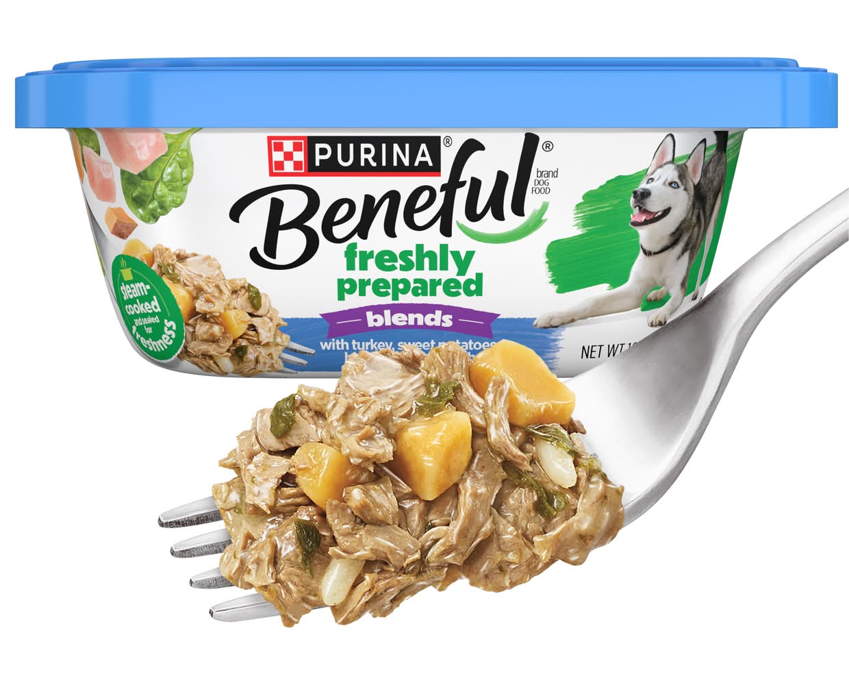 Purina Beneful Chopped Blends Soft Real Turkey Rice & Veggies Wet Dog Food (10 oz)