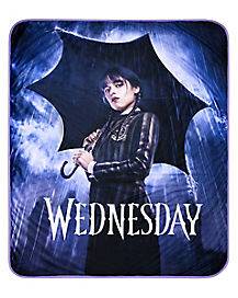 Wednesday Addams Fleece Blanket