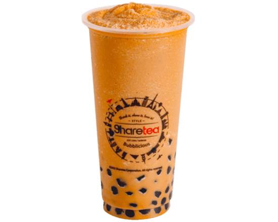 Thai Tea Ice Blended with Pearl