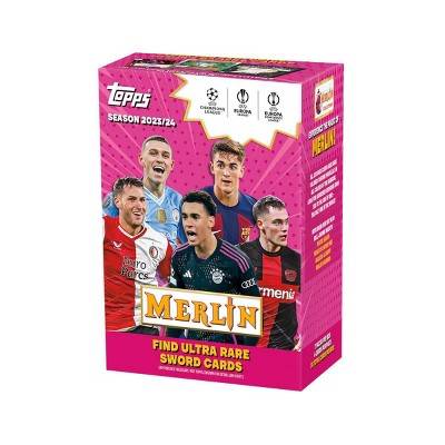 2023-24 Topps Merlin UEFA Champions League Trading Card Blaster Box