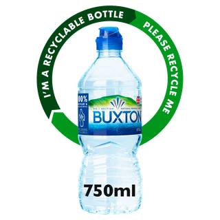 Buxton Still Natural Mineral Water Sports Cap 750Ml